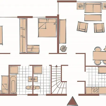 アパート Haus-strandloeper-parterre-wohnung-grooter-strandloeper